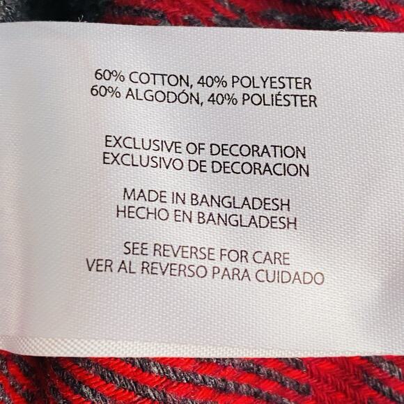 Orvis Shirt Shacket Mens Large L Heavyweight Flannel Jacket Plaid Rio Red Pocket - Picture 7 of 8